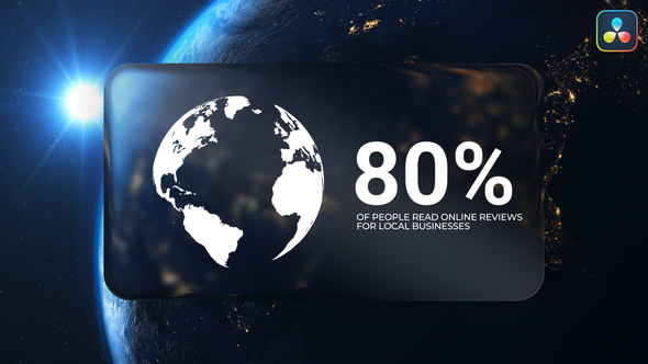World Map Liquid Glass | DaVinci Resolve