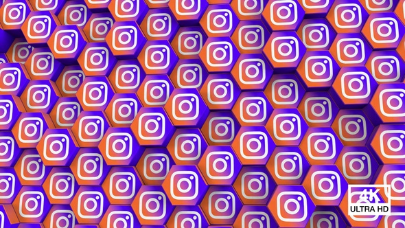 Instagram Hexagonal Background alt