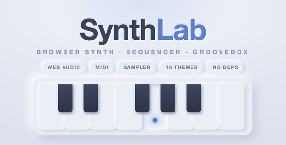 SynthLab - Browser Synth, Sequencer & Groovebox