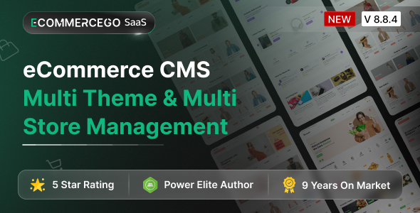 eCommerce CMS SaaS – Multi-Store eCommerce Management & Order Processing System