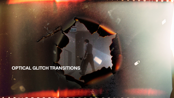 Optical Glitch Transitions for DaVinci Resolve