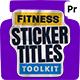 Fitness Sticker Titles Animation Thumbnail