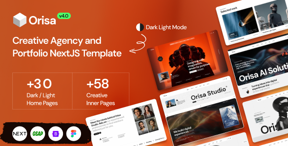 Orisa - Creative Agency & Portfolio NextJS Template