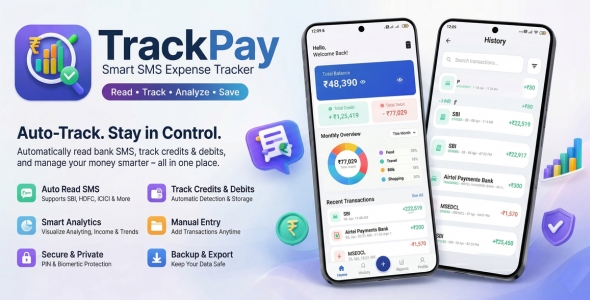 TrackPay - Premium Earning & Rewards Android App Template