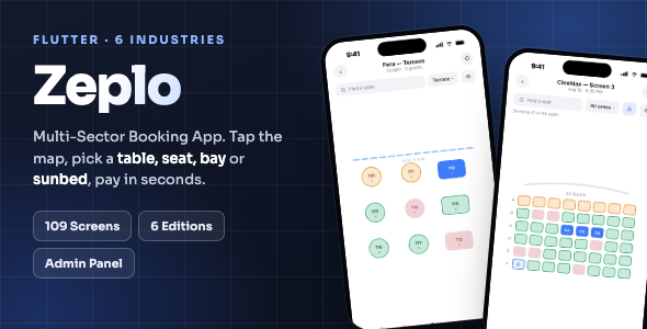 Zeplo | Multi-Sector Booking App