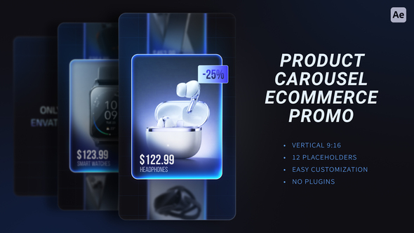 Product Carousel Ecommerce Promo Vertical