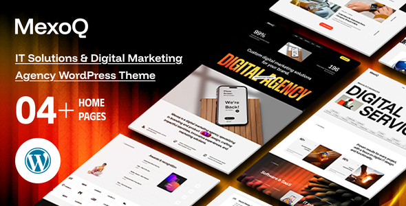 Mexoq - Digital Marketing AI Agency and IT Solutions WordPress Theme