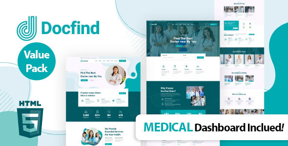 Docfind – Clinic Medical Center HTML Template