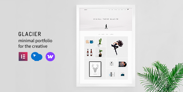 Glacier - Minimal WordPress Portfolio Theme
