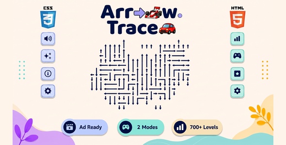 Arrow Trace | 750 Levels HTML5 Arrow Puzzle Game