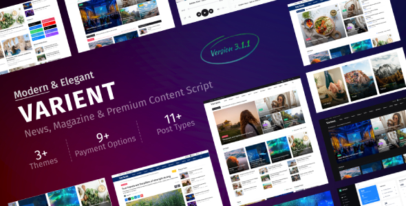 Varient – News, Magazine & Premium Content Script