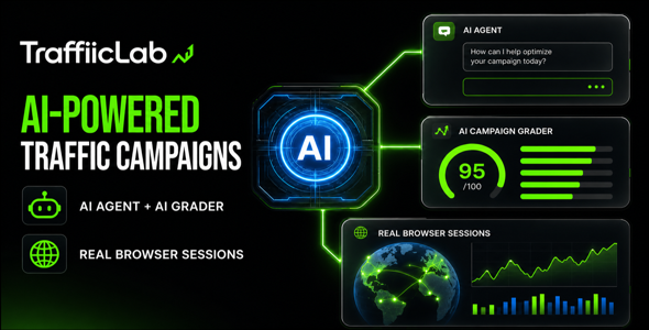 TrafficLab | Website Traffic Automation Software With AI Agent and Analytics Testing