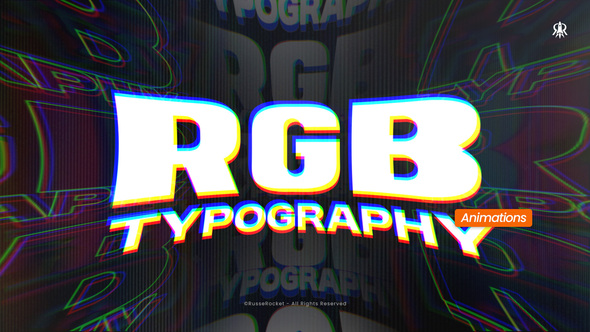 RGB Typography Animation