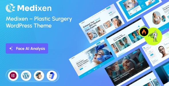 Medixen – AI Analysis Plastic Surgery & Clinic WordPress Theme