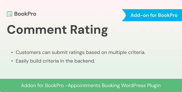Booking Reviews & Ratings – Bookpro