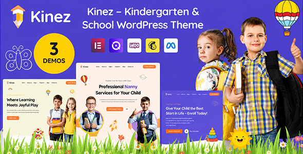 Kinez – Kindergarten & School WordPress Theme