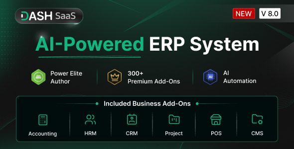 WorkDo Dash SaaS - Open Source ERP