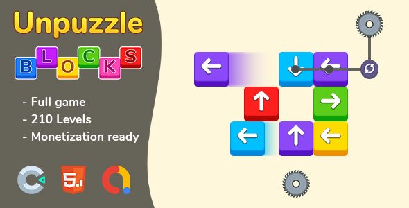 Unpuzzle Blocks | Construct 3 Game