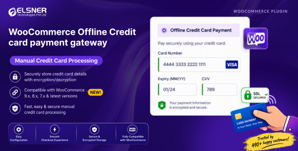 WooCommerce Payment Checkout Plugin: Offline Credit Card Checkout Method