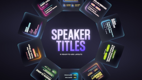Speaker Spotlight Titles