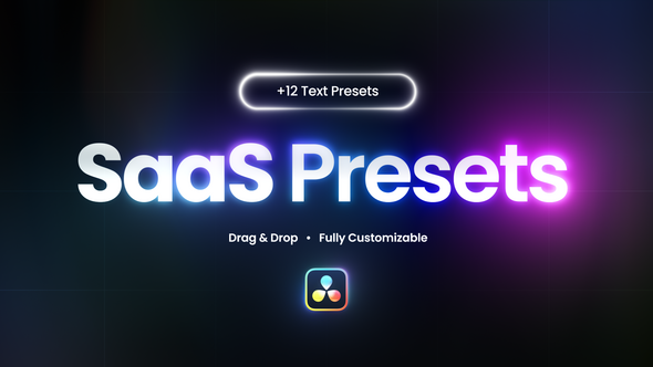 SaaS Text Presets - for DaVinci Resolve