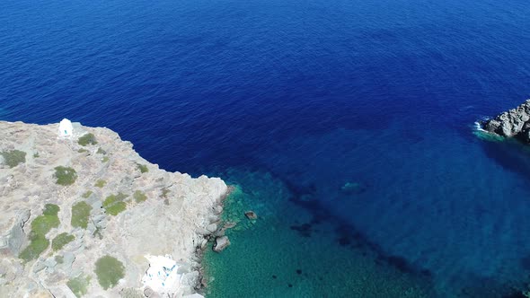 Village of Seralia on the island of Sifnos in the Cyclades in Greece