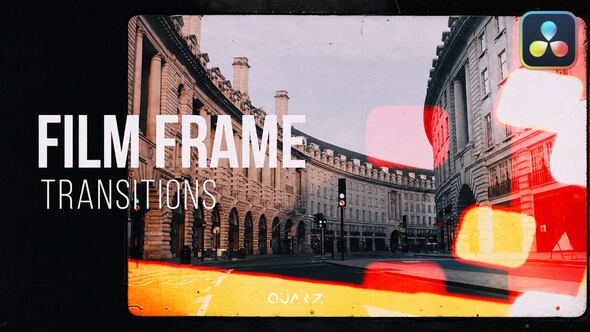 Film Frame Transitions for DaVinci Resolve