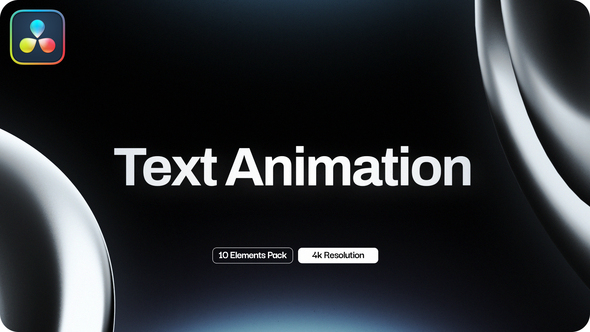 Text Animation for DaVinci Resolve