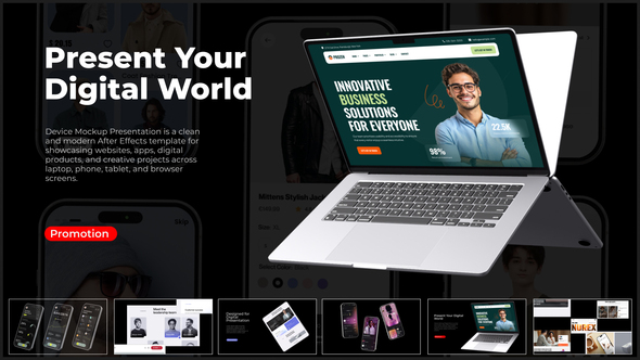 Website Promo - Devices Mockup