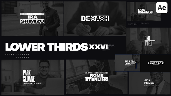Lower Thirds XXVI