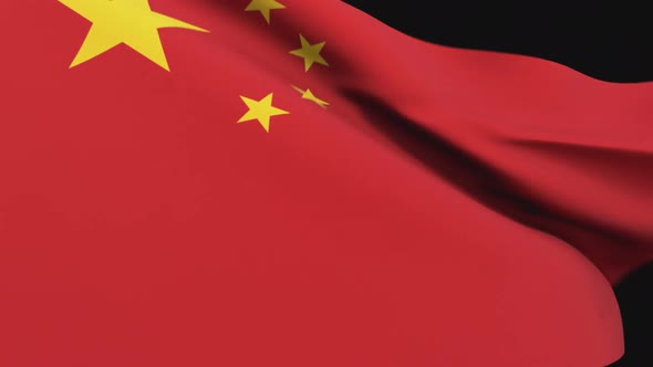 China Flag Background