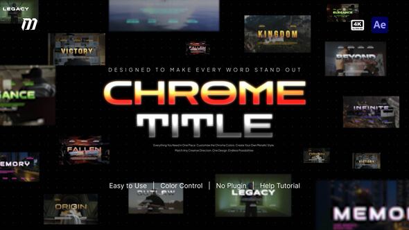 Cinematic Chrome Titles