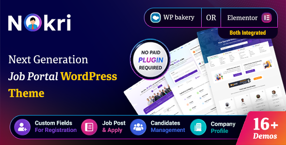 Nokri - Job Board WordPress Theme
