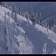 Downhill Skiers Dual Run On Steep Ridge - VideoHive Item for Sale