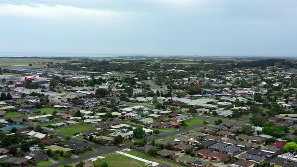 AERIAL ARC Coastal Township And Town Center, Drysdale Australia