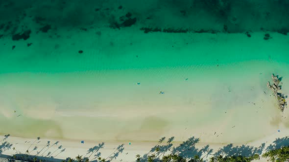 Tropical Beach and Blue Clear Sea