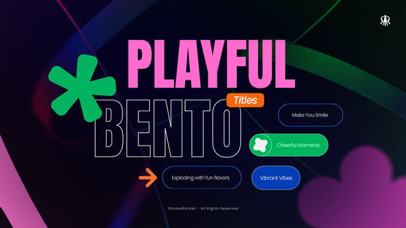 Playful Bento Title