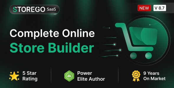 StoreGo SaaS - Online Store Builder