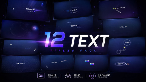 12 Text Interactive Titles