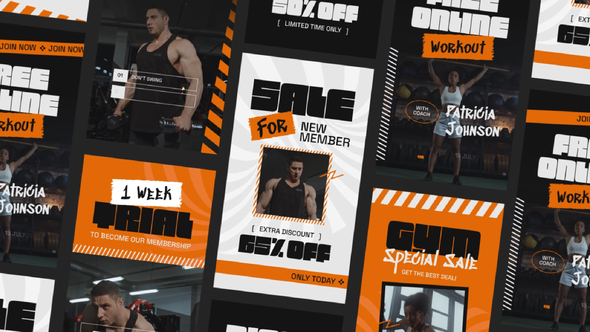 Streetwear Urban Fitness Gym Instagram Story