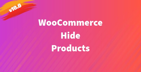 WooCommerce Hide Products | Products, Categories Visibility by User Roles