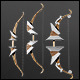 Fantasy Weapon Bow pack - 3DOcean Item for Sale
