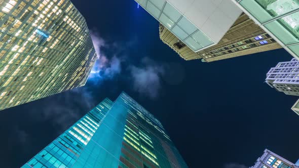 Skyscrapers At Night