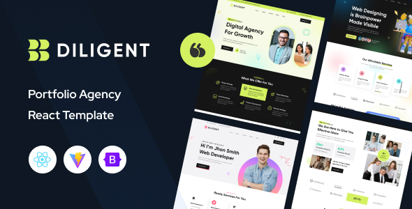 Diligent - Creative Agency & Portfolio React Template