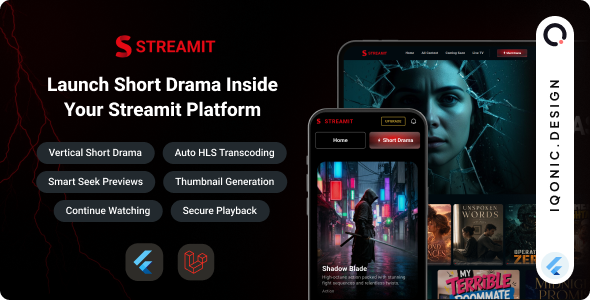 Streamit - OTT Streaming Short Drama (Add-on)