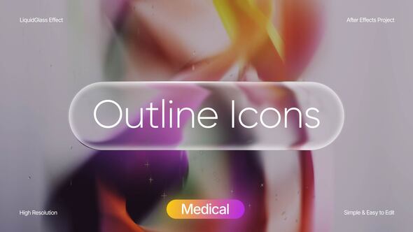 Liquid Glass Medical Icons