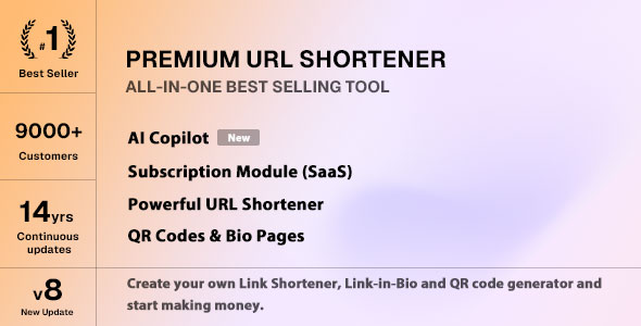 Premium URL Shortener - AI Link Shortener, Bio Pages & QR Codes