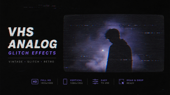 VHS Analog Glitch Effects For DaVinci Resolve