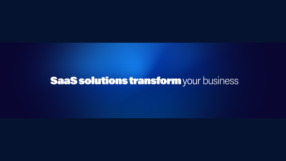 SaaS Titles for Website Presentation and Mobile App Promo Video
