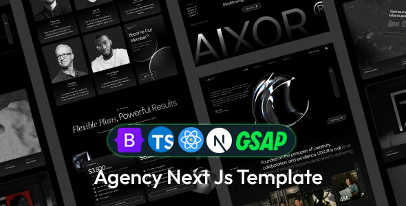 Aixor - Agency Next Js Template